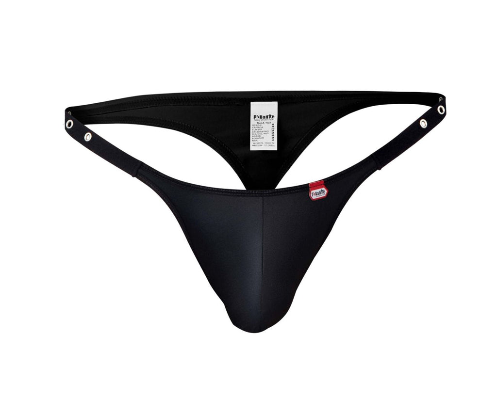 Pikante Men's Underwear PIK 1025X Perusa Thongs Color Black