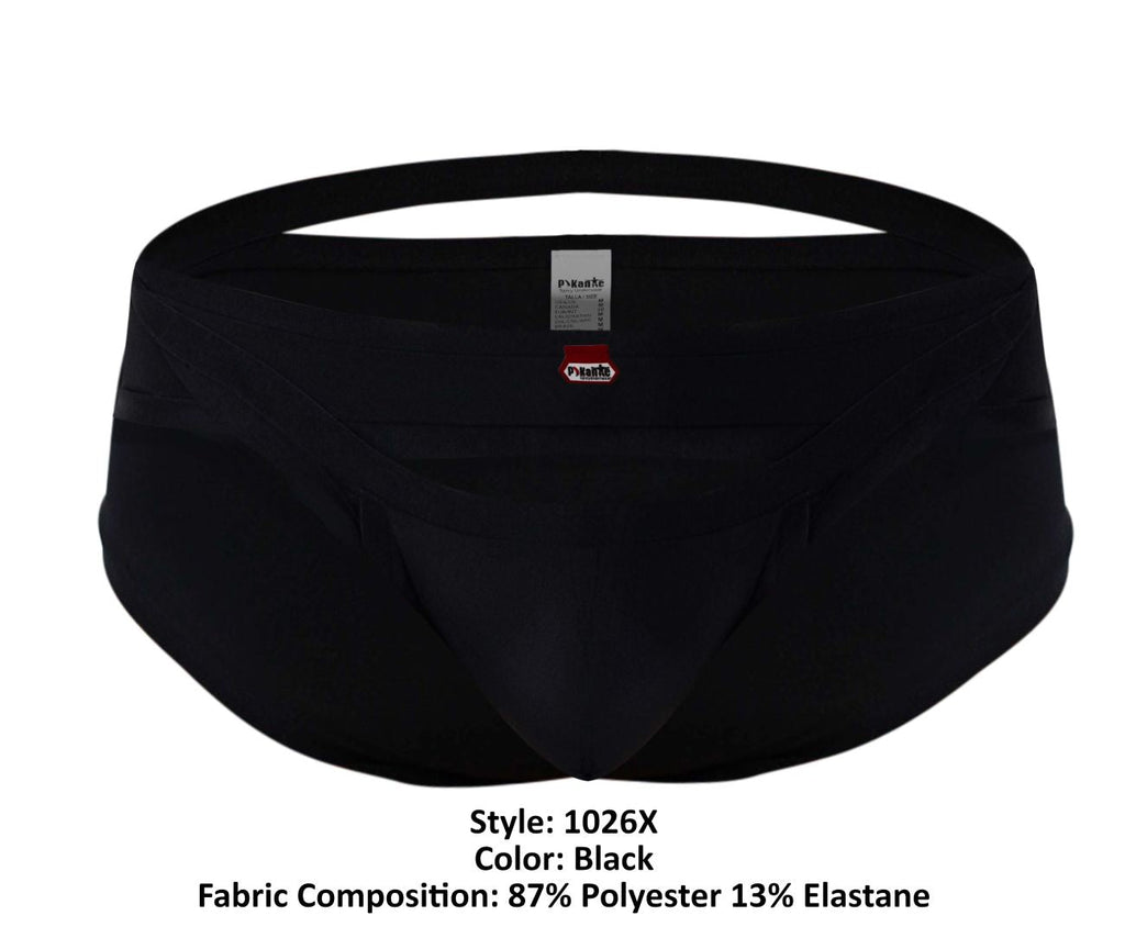 Pikante Men's Underwear PIK 1026X Verona Briefs Color Black