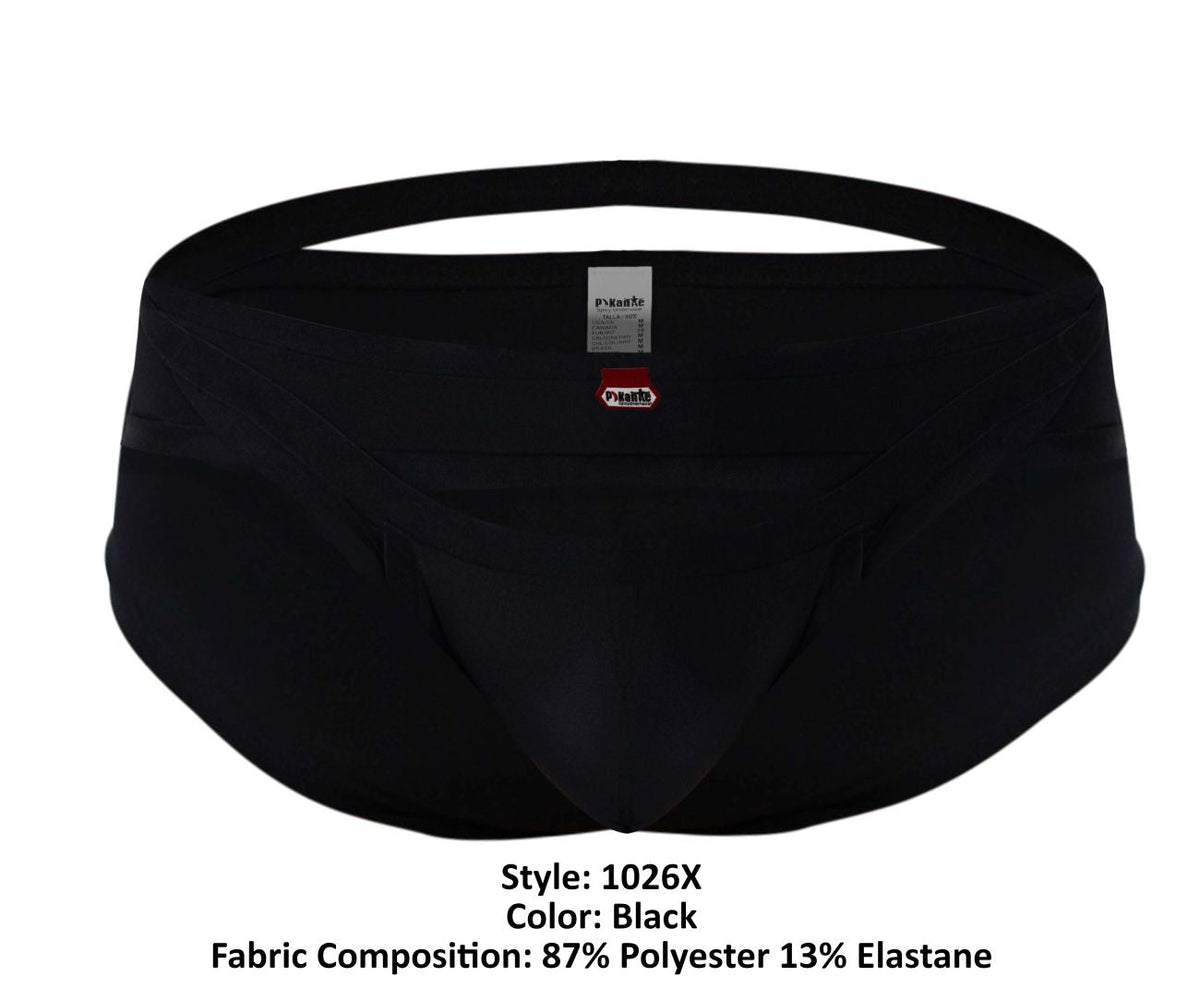 Pikante Men's Underwear PIK 1026X Verona Briefs Color Black