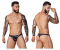 Pikante Men's Underwear PIK 1077 Nucleus Thongs Color Black