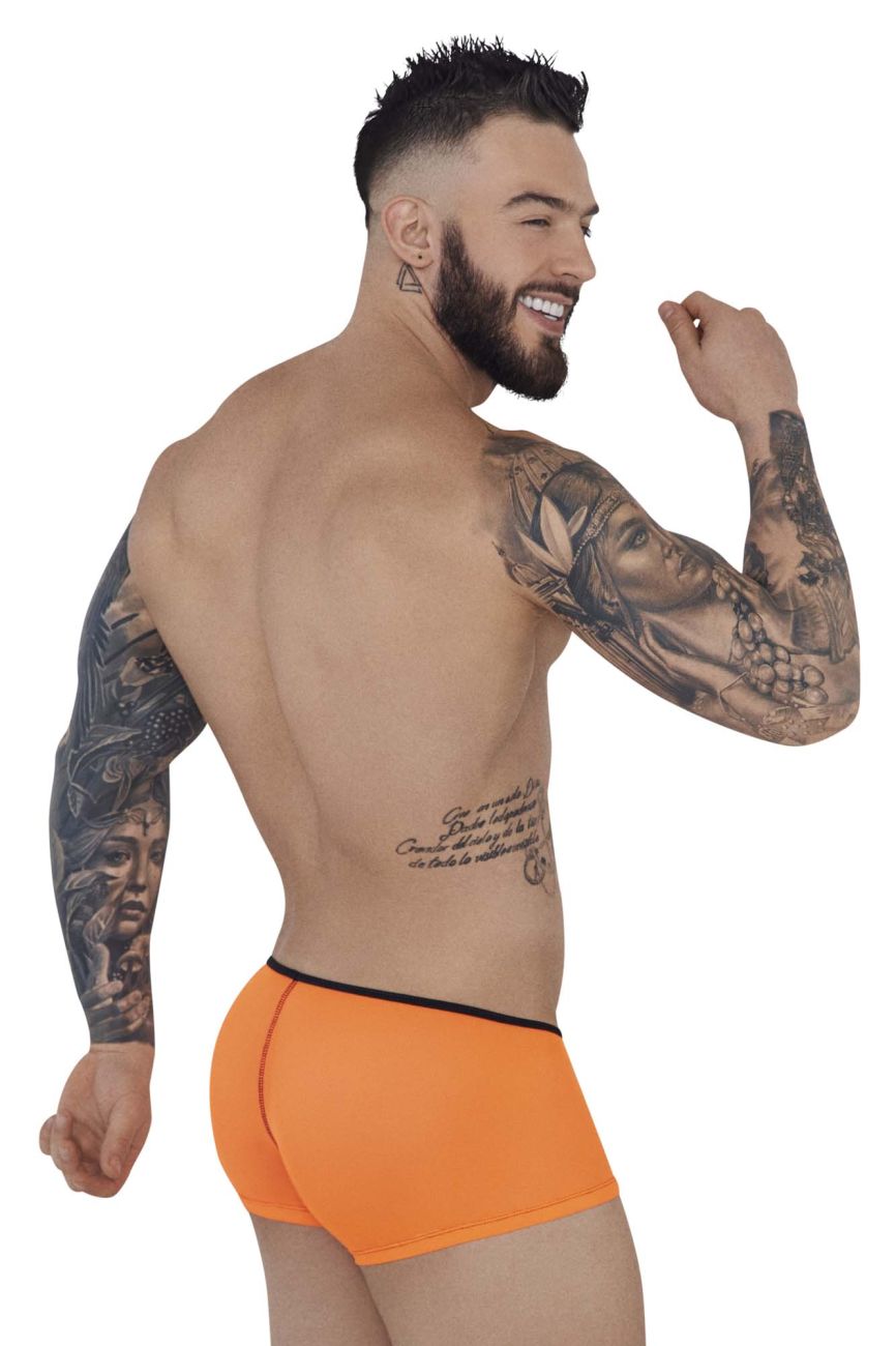 Pikante Men's Underwear PIK 1273 Sonar Trunks Color Orange