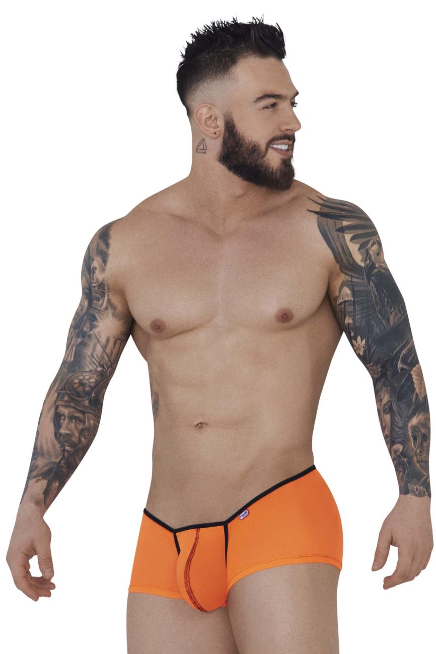Pikante Men's Underwear PIK 1273 Sonar Trunks Color Orange