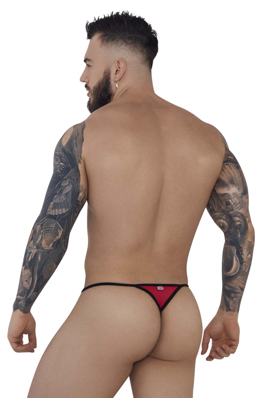 Pikante Men's Underwear PIK 1279 Sonar Thongs Color Red