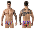 Pikante Men's Underwear PIK 1828 Abstract Trunks Color Purple