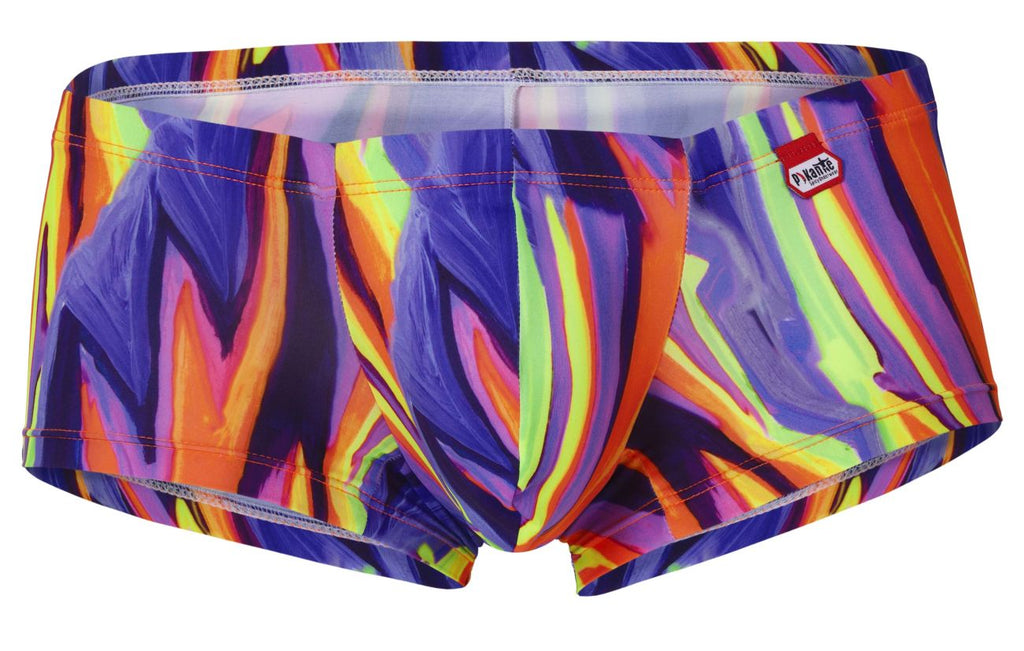 Pikante Men's Underwear PIK 1828 Abstract Trunks Color Purple