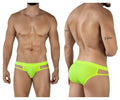 Pikante Men's Underwear PIK 2114 Lenox Briefs Color Neon Green