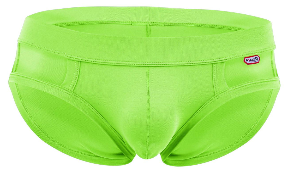 Pikante Men's Underwear PIK 2114 Lenox Briefs Color Neon Green