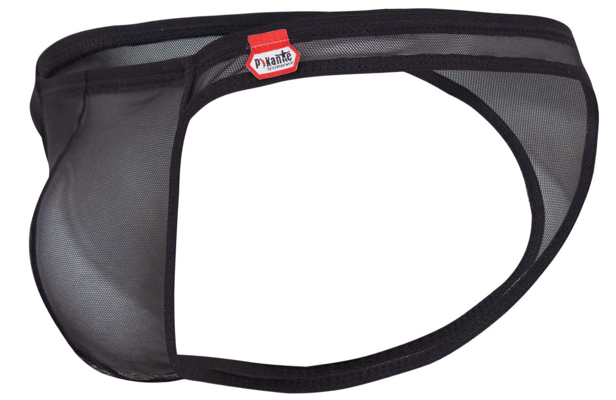 Pikante Men's Underwear PIK 2115 Amusing Thongs Color Black