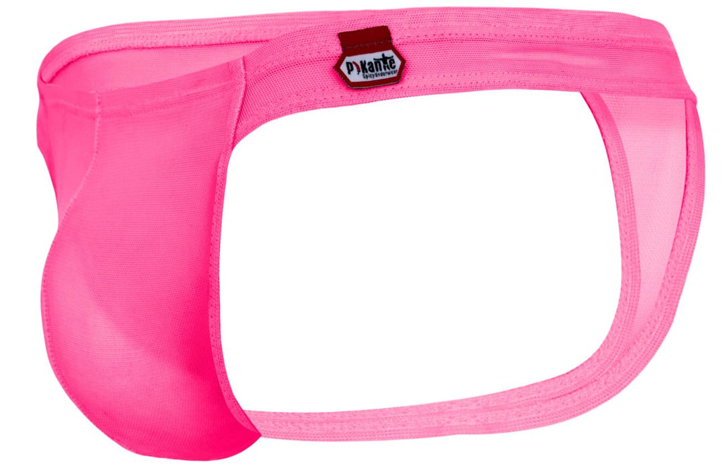 Pikante Men's Underwear PIK 2115 Amusing Thongs Color Fuchsia Mesh