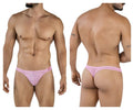 Pikante Men's Underwear PIK 2115 Amusing Thongs Color Lilac Mesh