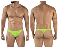 Pikante Men's Underwear PIK 2115 Amusing Thongs Color Neon Green