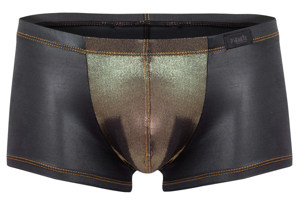 Pikante Men's Underwear PIK 2120 Gold Cup Trunks Color Black