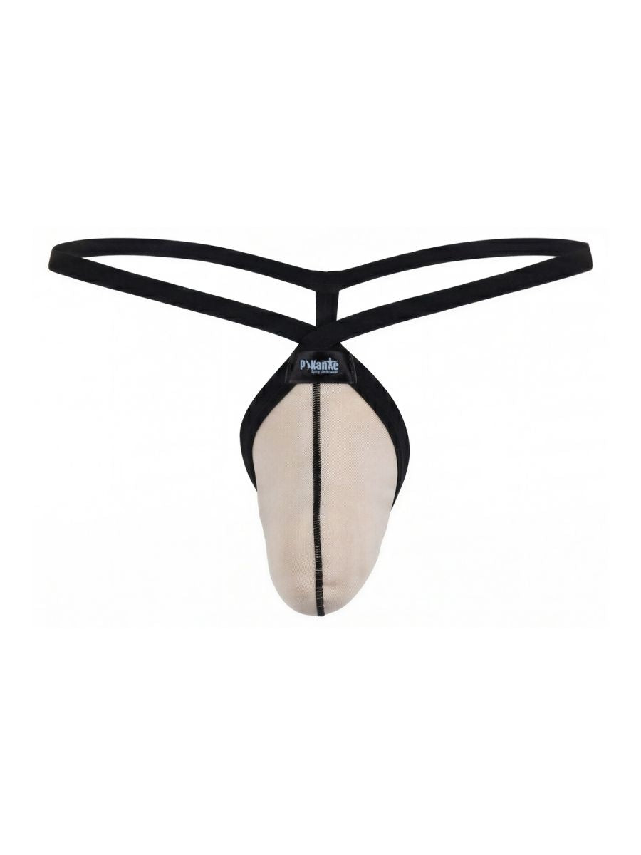 Pikante Men's Underwear PIK 26085 Minimalist Men's G-String color Beige