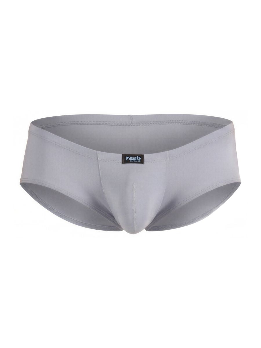 Pikante Men's Underwear PIK 26089 Sleek Thot Trunks Color Gray