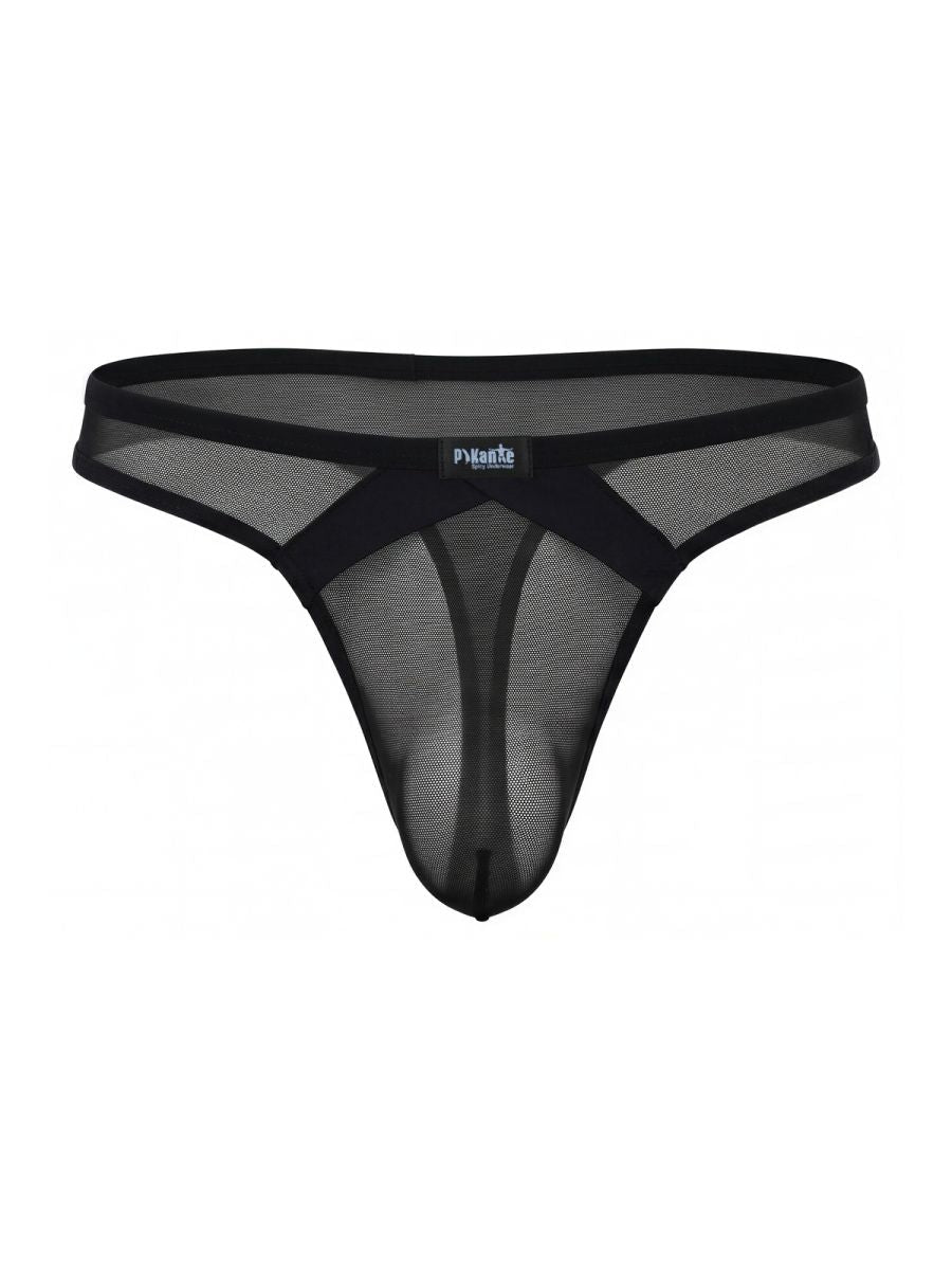 Pikante Men's Underwear PIK 26098 Sobek Thongs Color Black