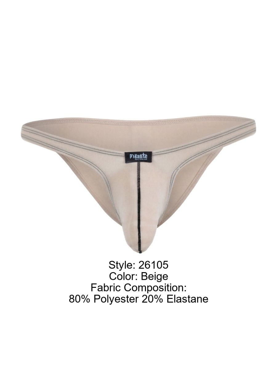 Pikante Men's Underwear Seductive PIK 26105 Neftis Briefs Color Beige