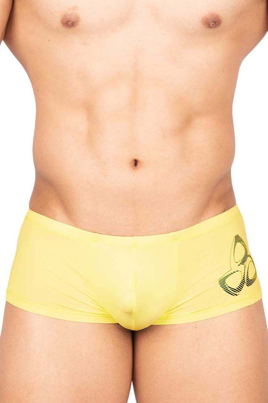 Private Structure Men's Underwear BRUT4390 Bare Hipster Color Yellow