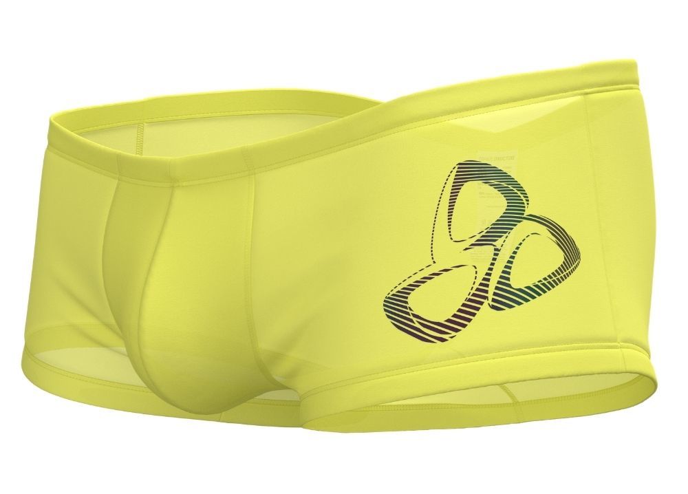 Private Structure Men's Underwear BRUT4390 Bare Hipster Color Yellow