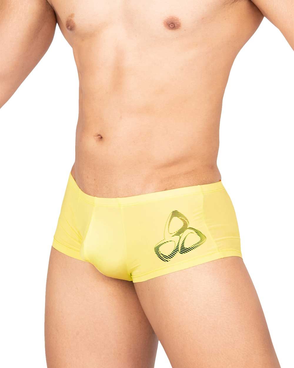 Private Structure Men's Underwear BRUT4390 Bare Hipster Color Yellow