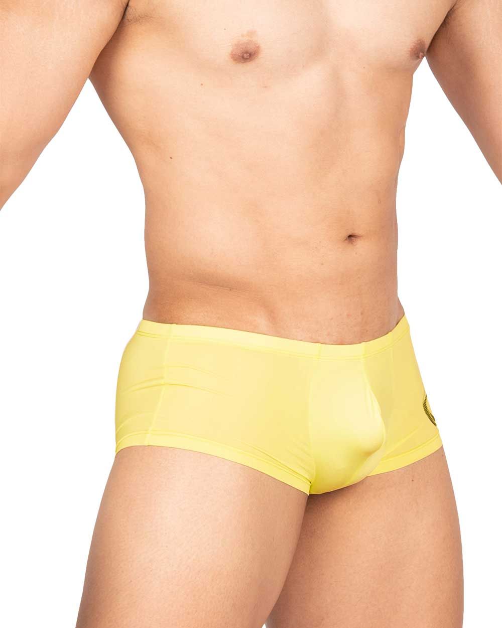 Private Structure Men's Underwear BRUT4390 Bare Hipster Color Yellow