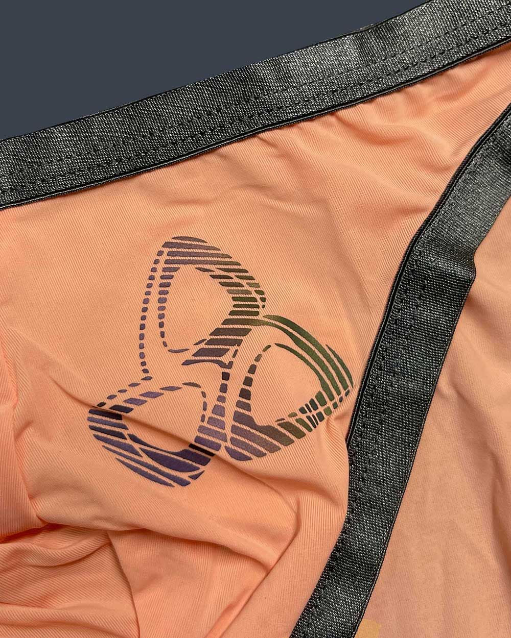 Private Structure Men's Underwear BRUT4393 Bare Bikini Color Orange