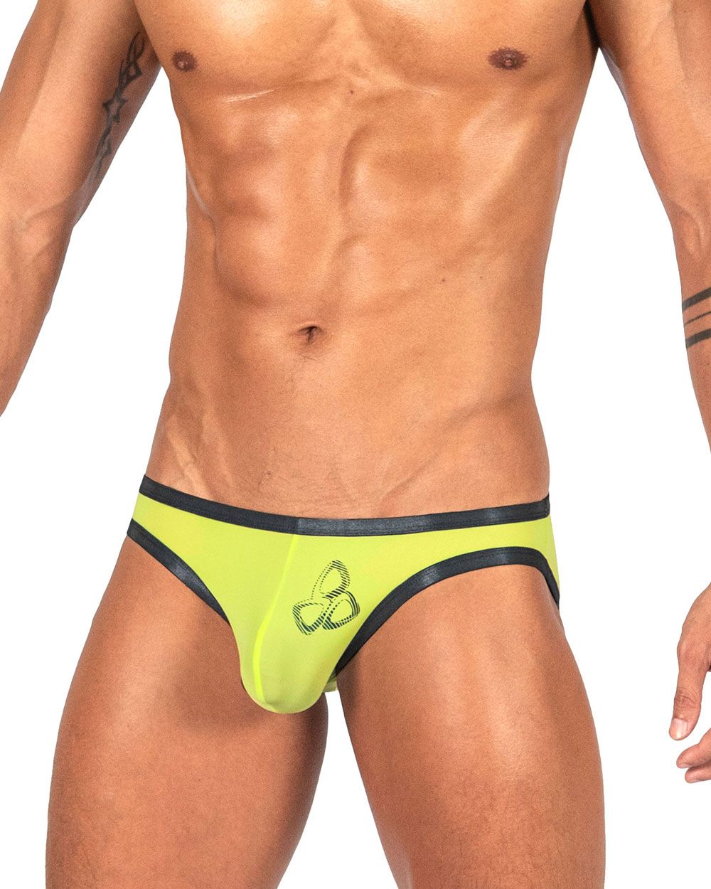 Private Structure Men's Underwear BRUT4393 Bare Bikini Color Yellow