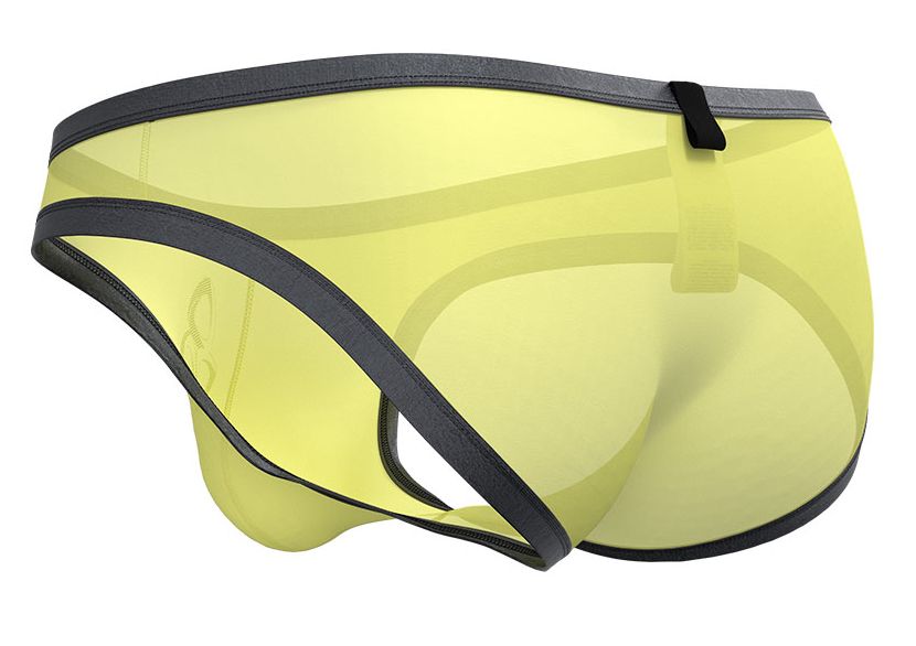 Private Structure Men's Underwear BRUT4393 Bare Bikini Color Yellow