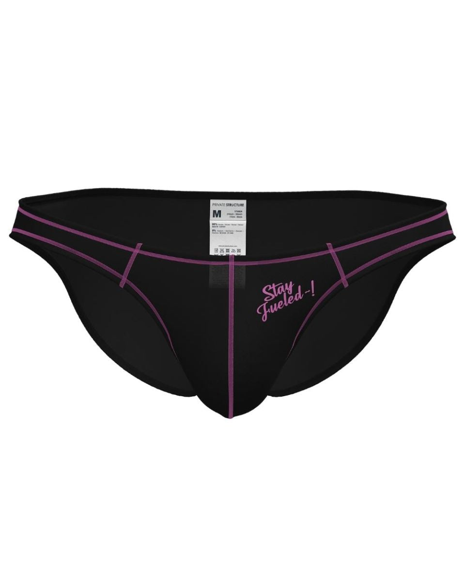 Private Structure Men's Underwear EPUS4563 Prime Eutopia Bikini Brief Color Charcoal