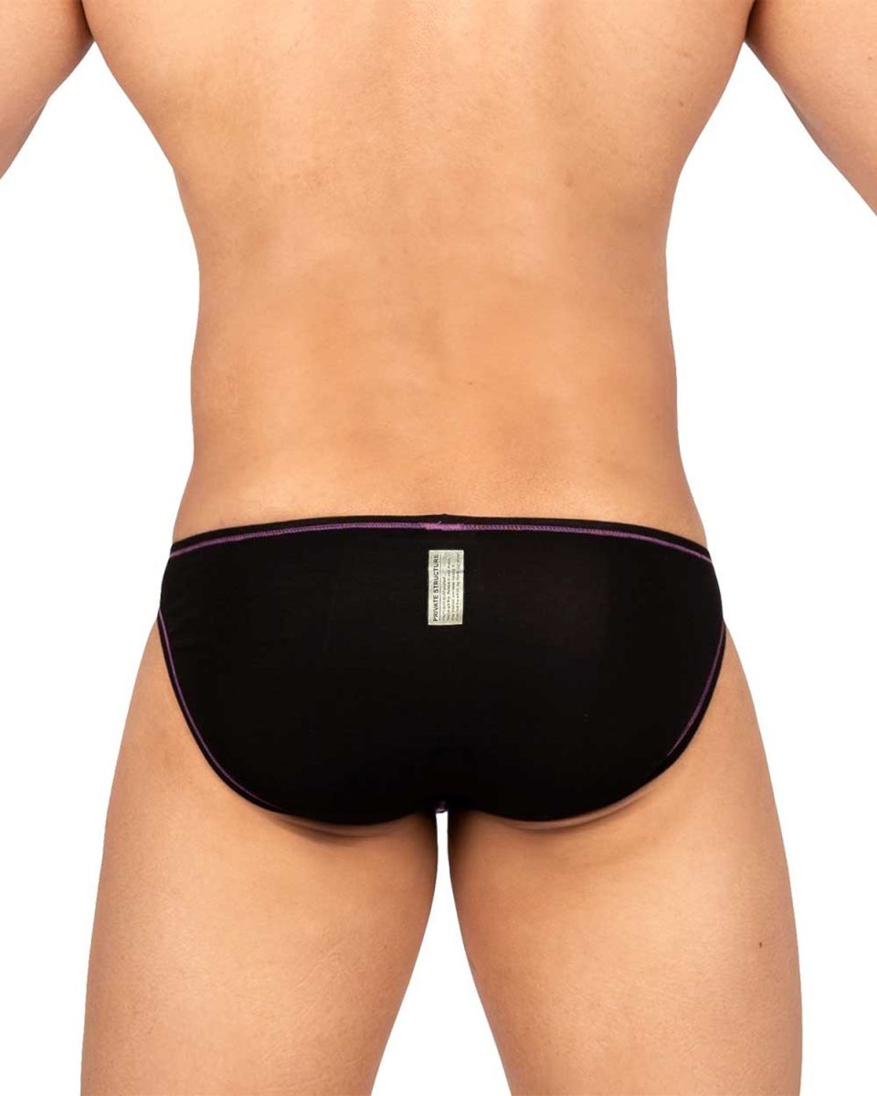 Private Structure Men's Underwear EPUS4563 Prime Eutopia Bikini Brief Color Charcoal