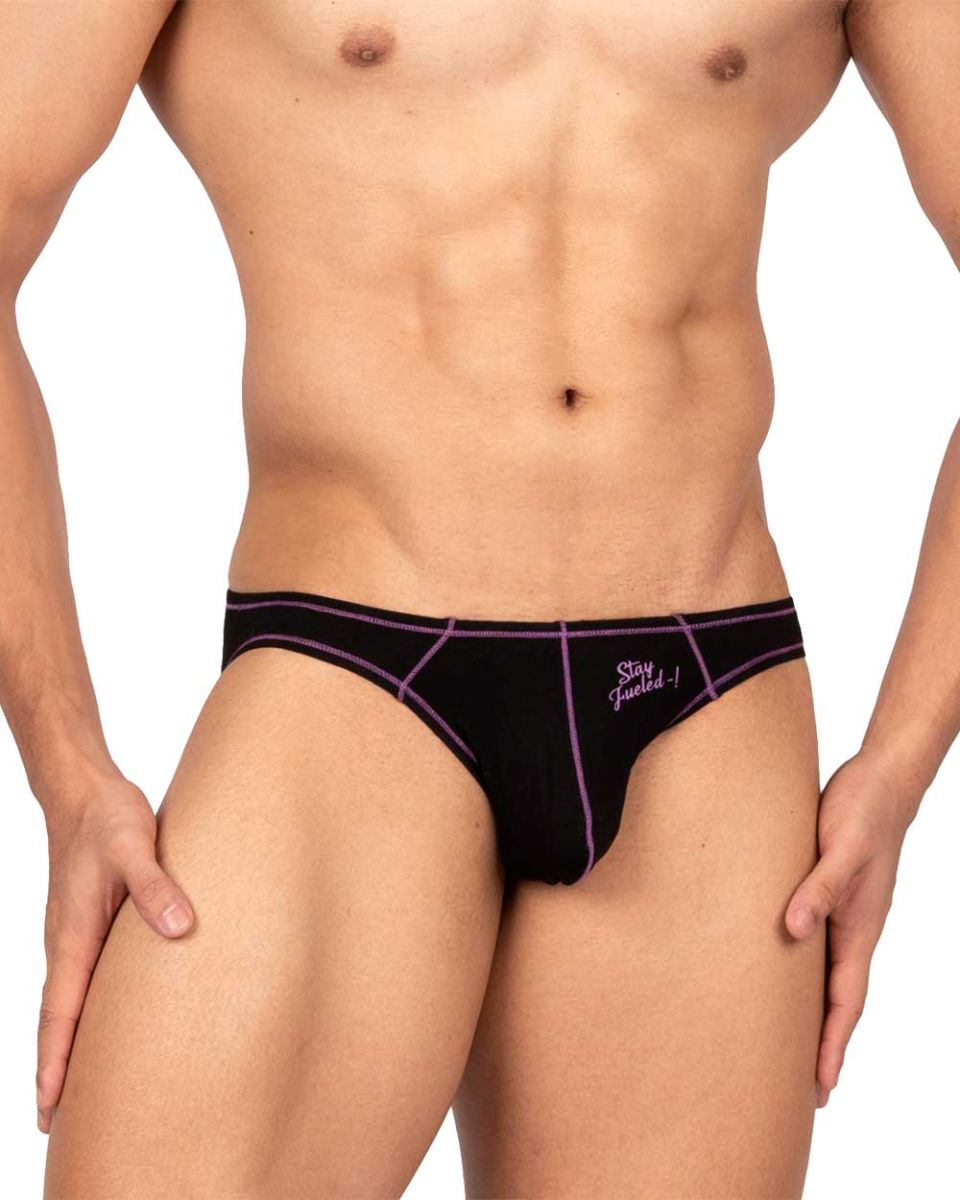 Private Structure Men's Underwear EPUS4563 Prime Eutopia Bikini Brief Color Charcoal