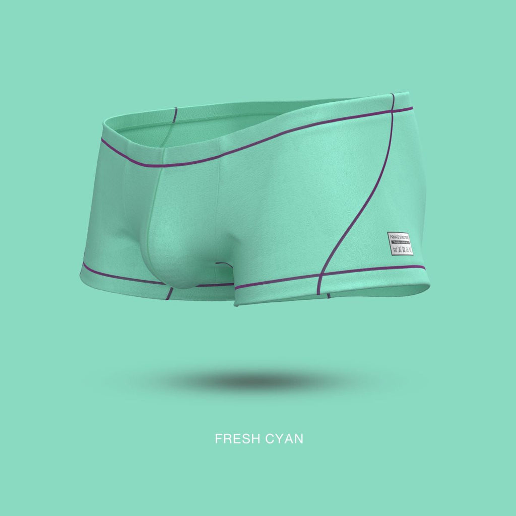 Private Structure Men's Underwear EPUS4570 Prime Elysian Hipster Color Cyan