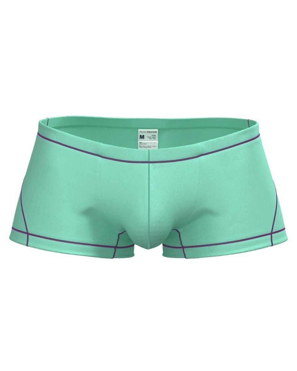 Private Structure Men's Underwear EPUS4570 Prime Elysian Hipster Color Cyan