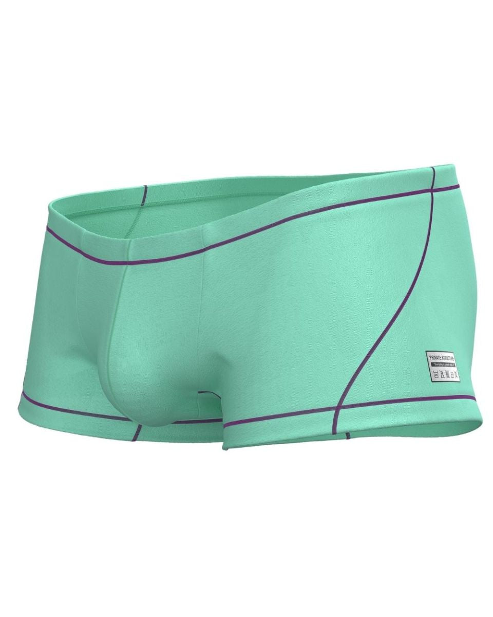 Private Structure Men's Underwear EPUS4570 Prime Elysian Hipster Color Cyan