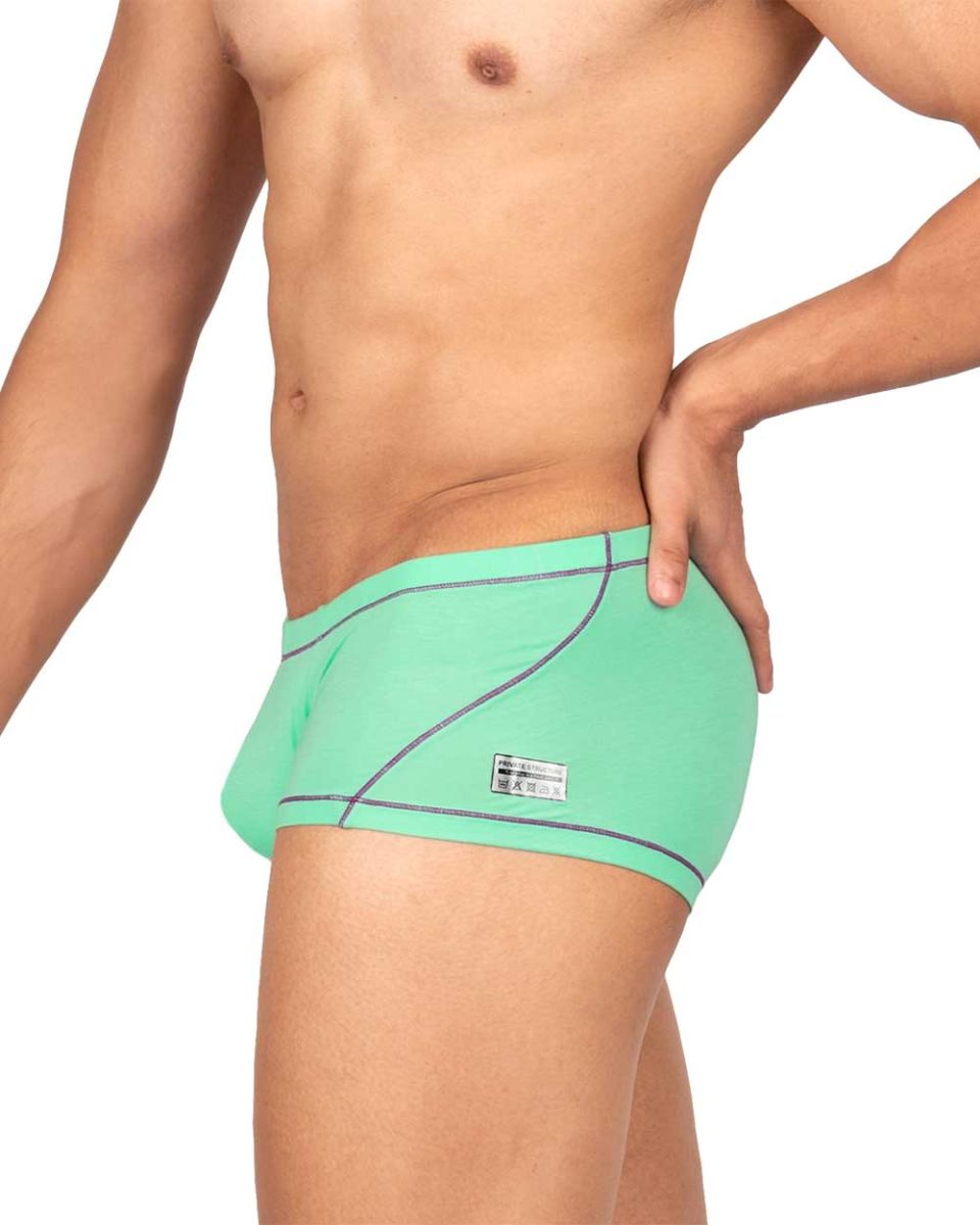 Private Structure Men's Underwear EPUS4570 Prime Elysian Hipster Color Cyan