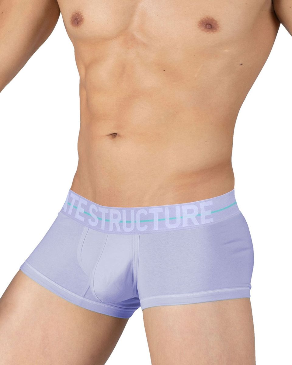 Private Structure Men's Underwear MOUX4103 Mo Lite Mid Waist Trunk Color Lilac