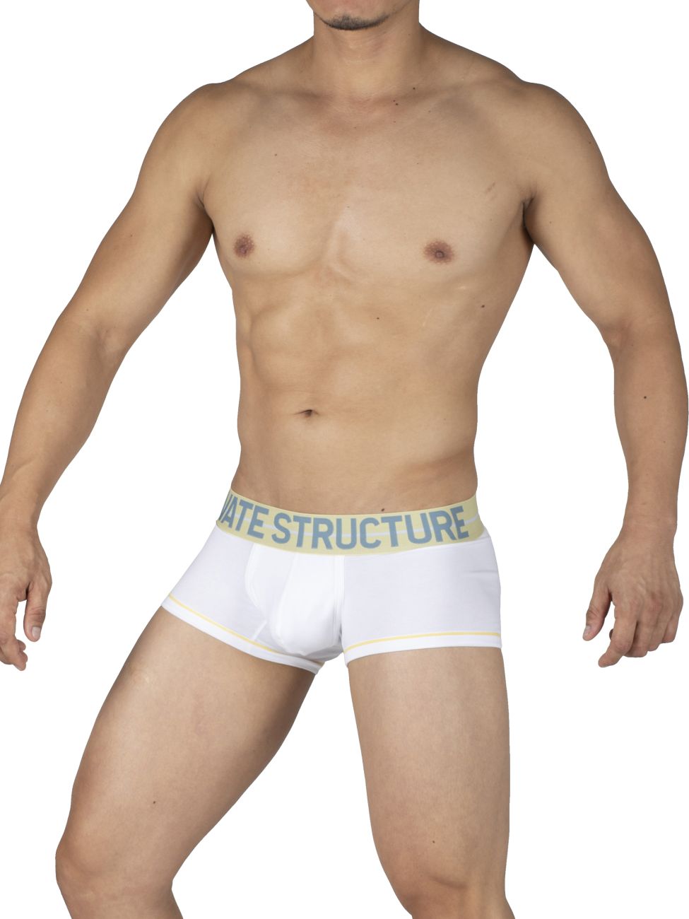 Private Structure Men's Underwear MOUX4103 Mo Lite Contour Brief Color White