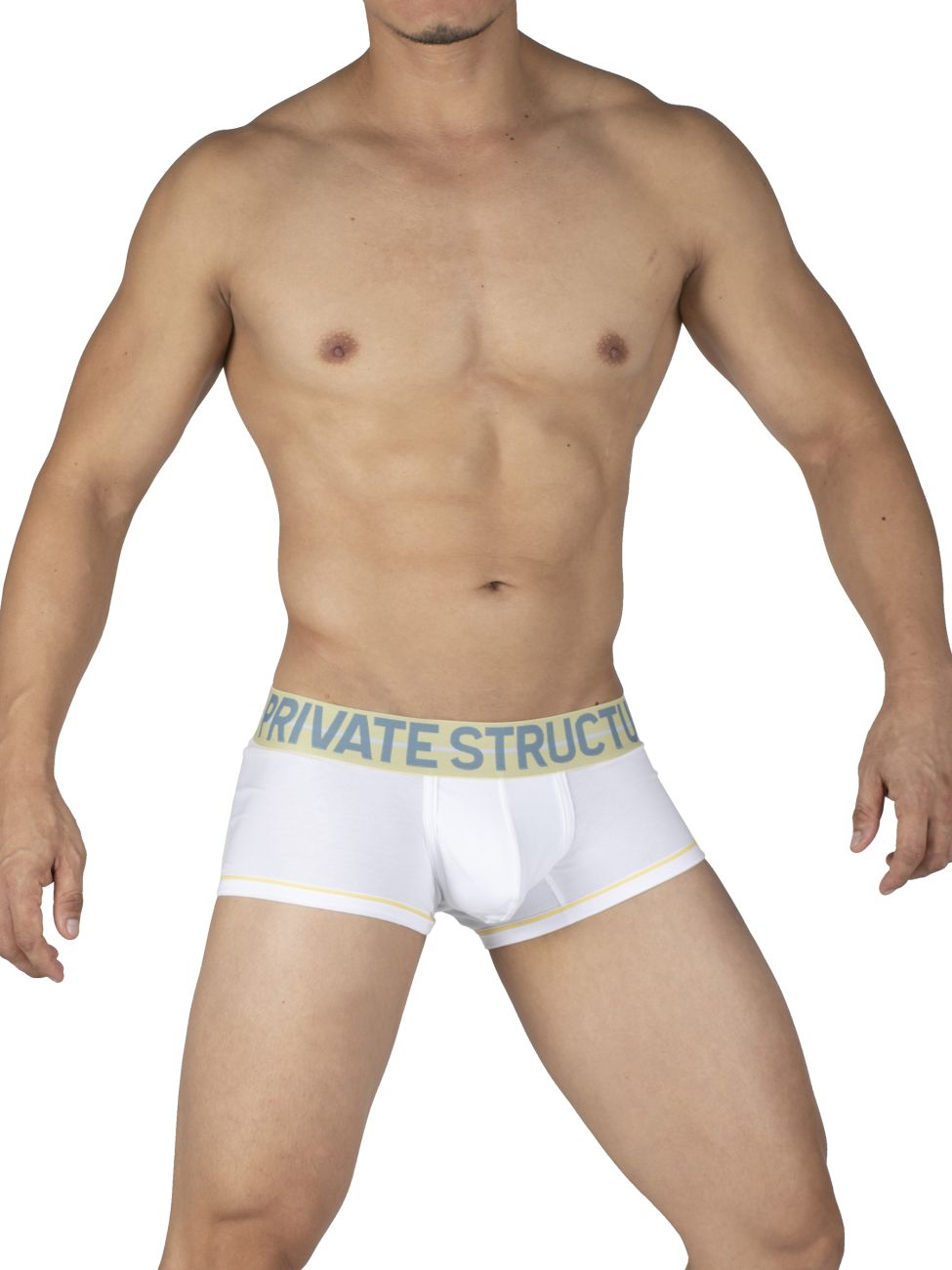 Private Structure Men's Underwear MOUX4103 Mo Lite Contour Brief Color White