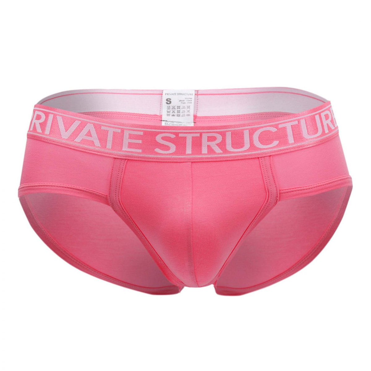 Private Structure Men's Underwear PBUZ3748 Platinum Bamboo Contour Briefs Color Blush
