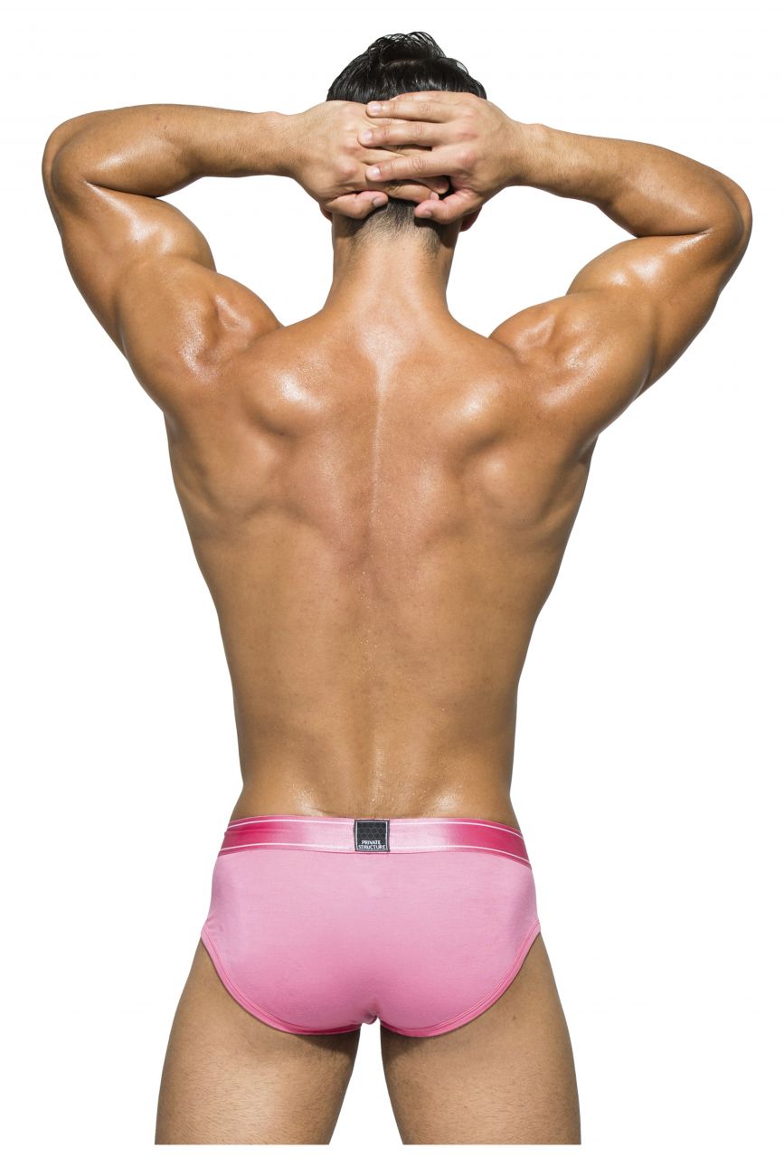 Private Structure Men's Underwear PBUZ3748 Platinum Bamboo Contour Briefs Color Blush