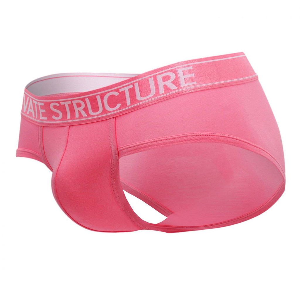 Private Structure Men's Underwear PBUZ3748 Platinum Bamboo Contour Briefs Color Blush