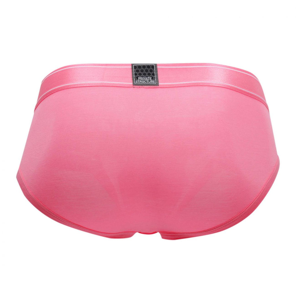 Private Structure Men's Underwear PBUZ3748 Platinum Bamboo Contour Briefs Color Blush