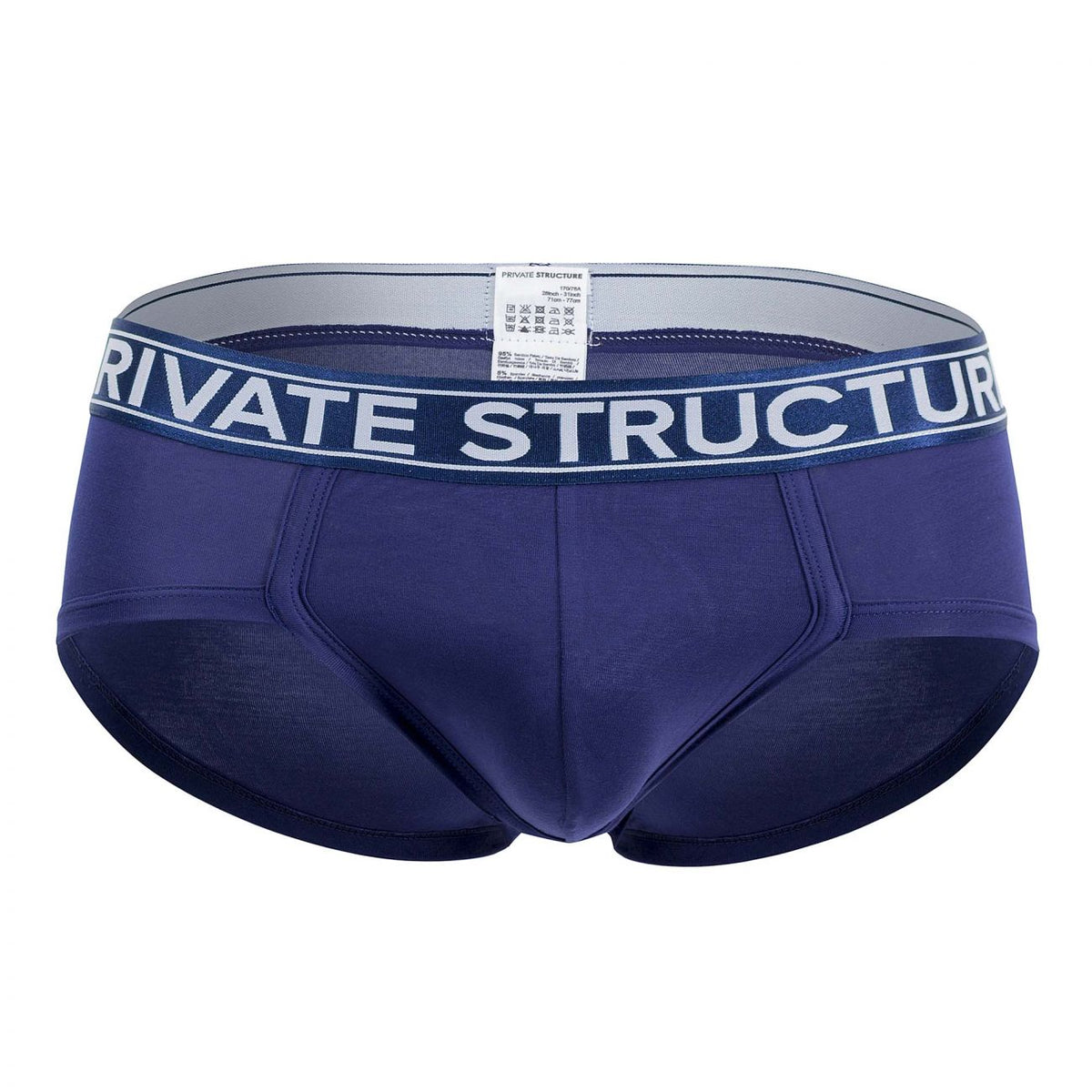 Private Structure Men's Underwear PBUZ3748 Platinum Bamboo Briefs Color Midnight Navy
