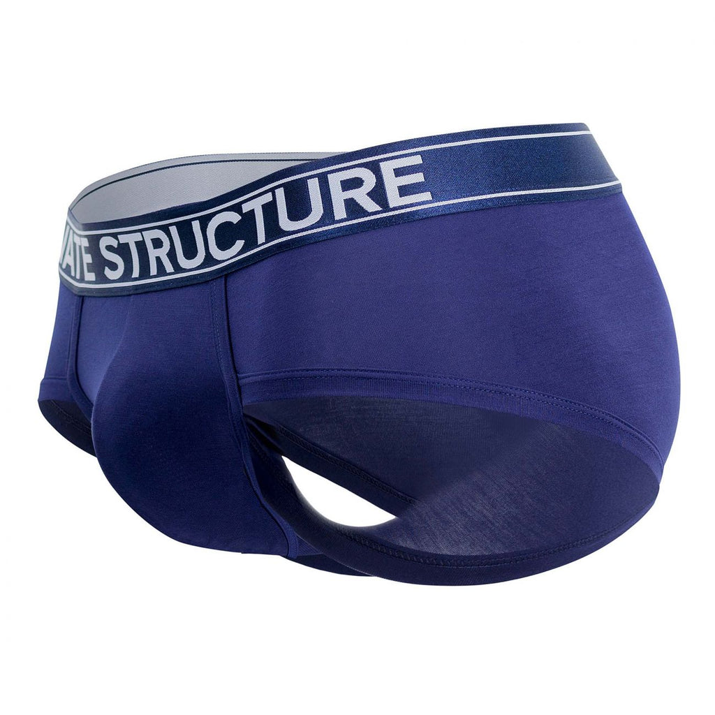 Private Structure Men's Underwear PBUZ3748 Platinum Bamboo Briefs Color Midnight Navy