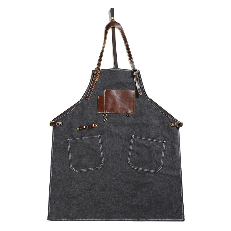 Retro Canvas Apron Shop Apron Cafe Apron Restaurant Apron Work Apron Server Apron FX888046