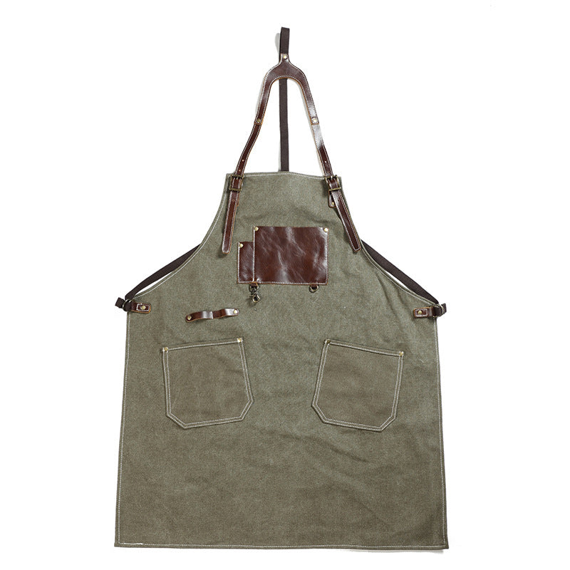 Retro Canvas Apron Shop Apron Cafe Apron Restaurant Apron Work Apron Server Apron FX888046