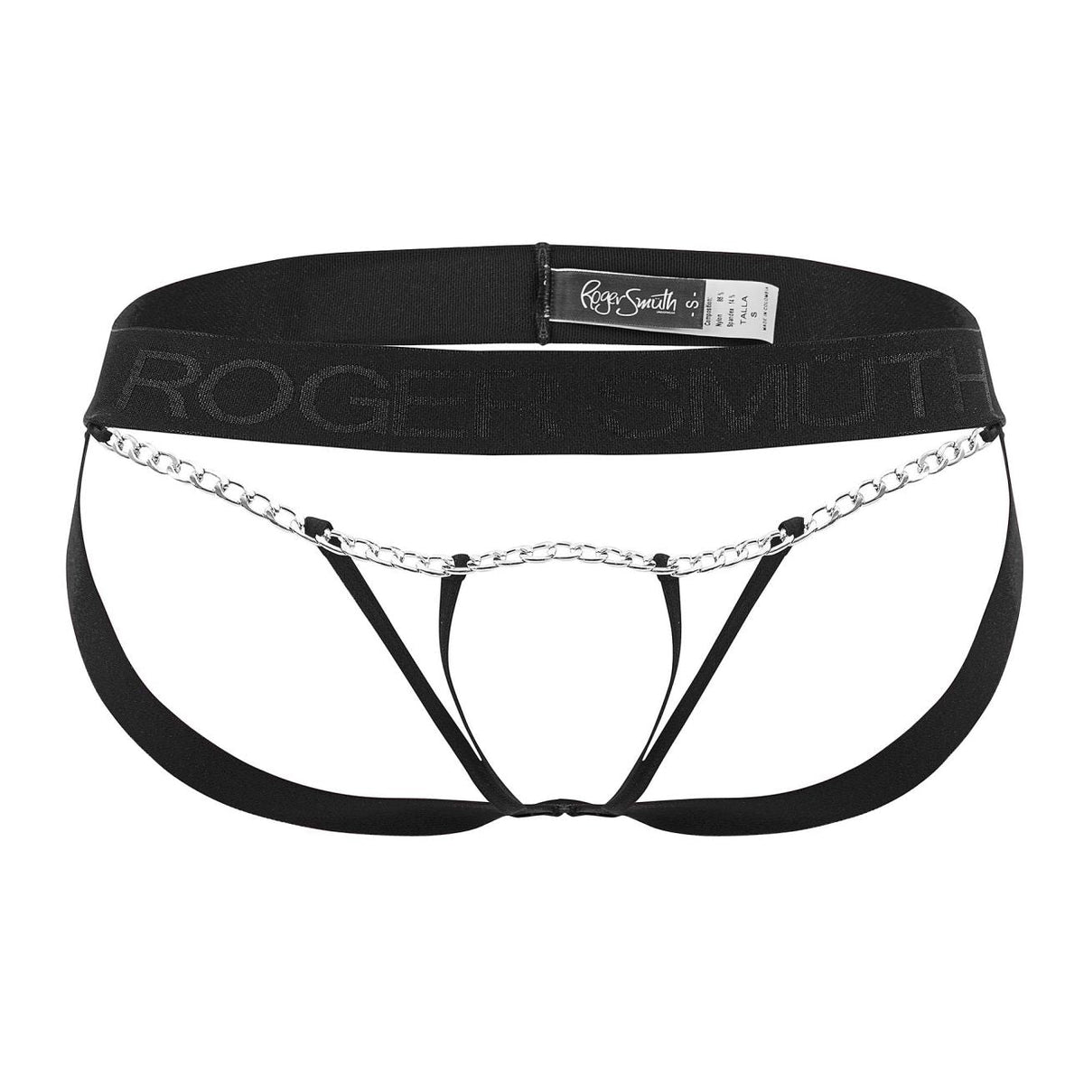 Roger Smuth RS086 Men's Underwear Jock-Thong Color Black