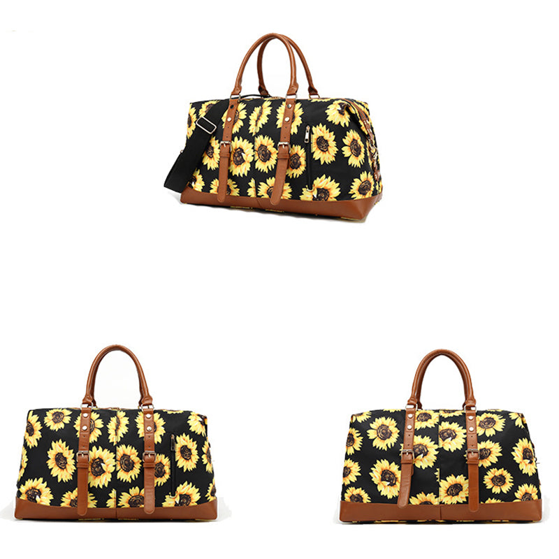 Stylish Canvas Duffle Bag Waterproof Canvas Travel Bag Women Canvas Gym Bag Weekender Bag YY957-3