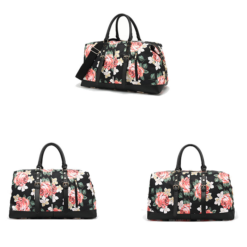 Stylish Canvas Duffle Bag Waterproof Canvas Travel Bag Women Canvas Gym Bag Weekender Bag YY957-3