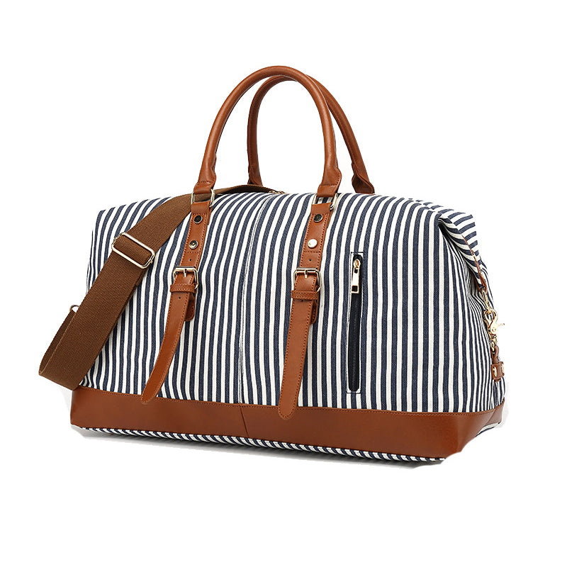 Stylish Canvas Duffle Bag Waterproof Canvas Travel Bag Women Canvas Gym Bag Weekender Bag YY957-3