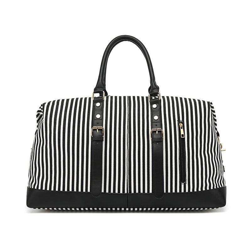 Stylish Canvas Duffle Bag Waterproof Canvas Travel Bag Women Canvas Gym Bag Weekender Bag YY957-3